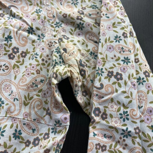 Bluenotes stretch Long sleeve size large floral print Y2K - Picture 4 of 7